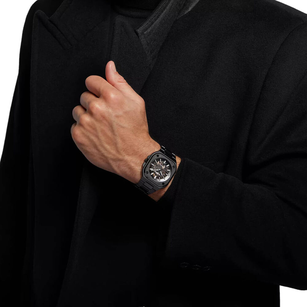 Bell & Ross BR 05 41mm Skeleton Dial Black Ceramic Bracelet Watch image number 9