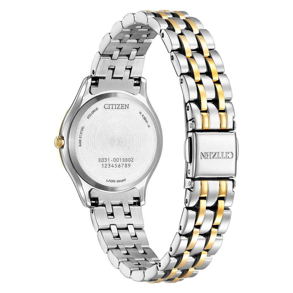 Citizen Silhouette Mother of Pearl Dial Two Tone Bracelet Watch