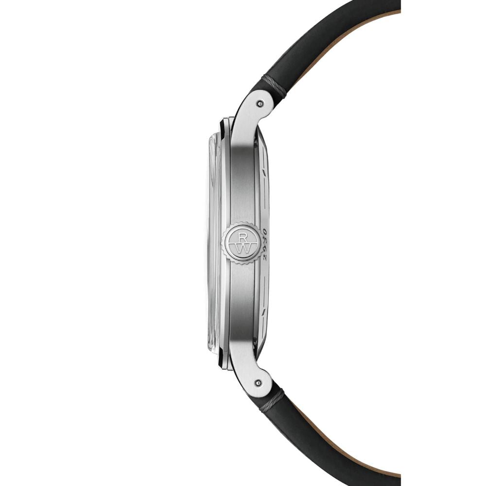 Raymond Weil Millesime 39mm Tuxedo Dial Leather Strap Watch