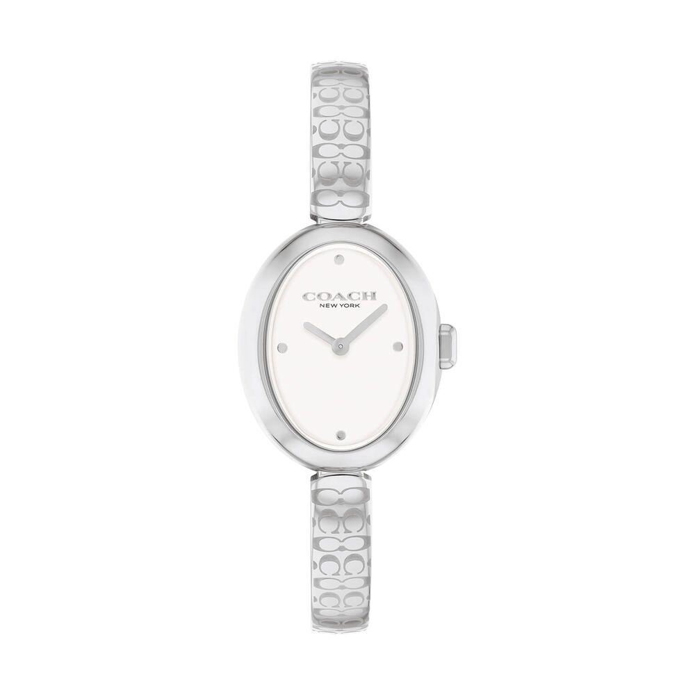 Coach Sammy 22mm Silver Dial Stainless Steel Bracelet Watch