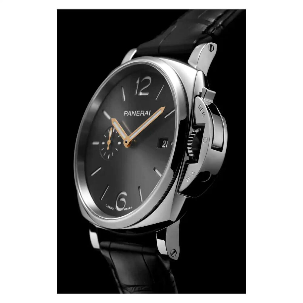 Panerai Luminor Due 42mm Black Dial Strap Watch image number 3