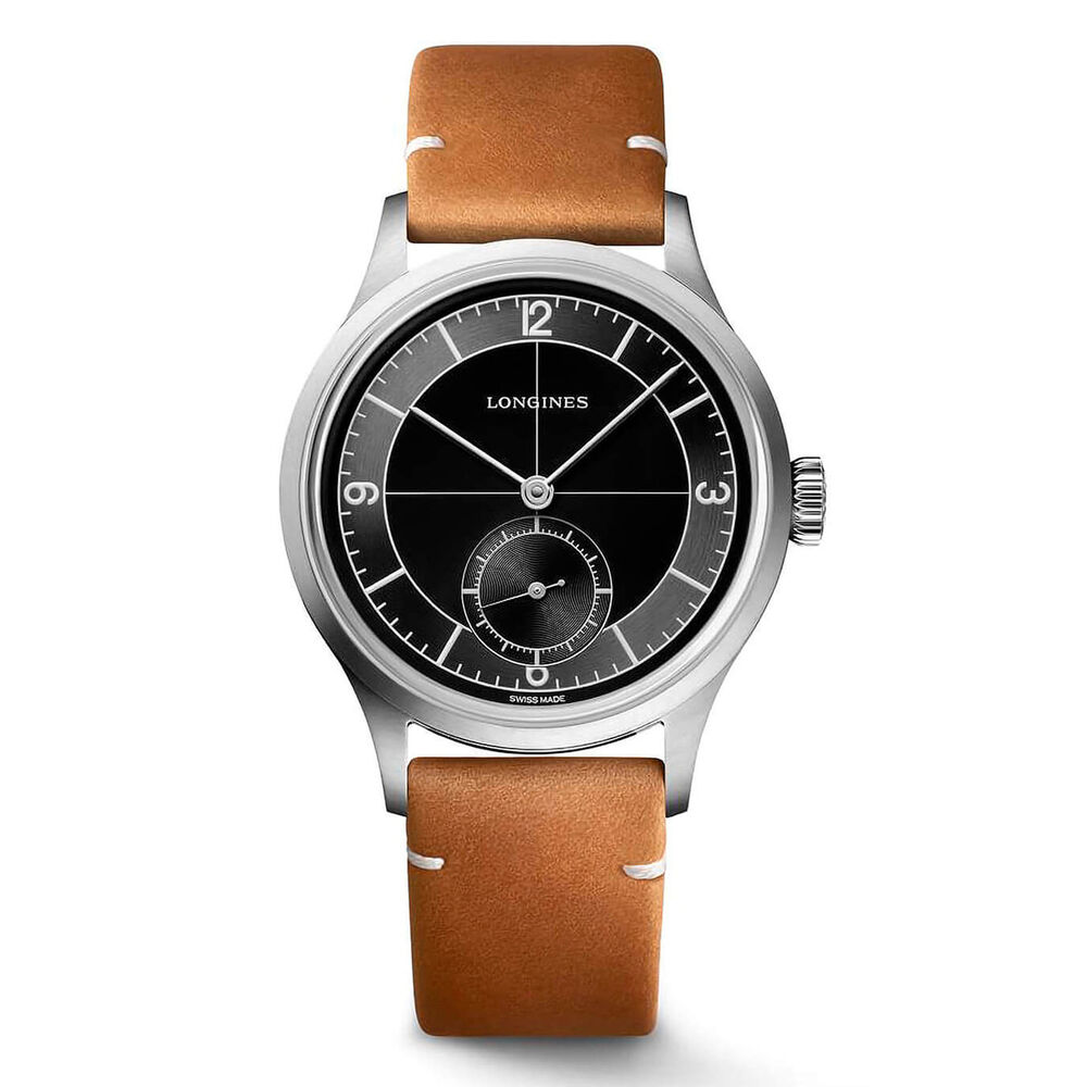 Longines Heritage Classic 38.5mm Grey Dial Watch