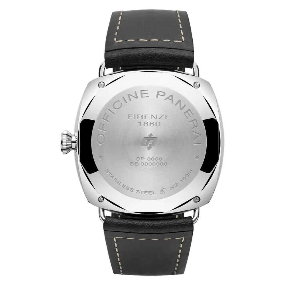 Panerai Radiomir 45mm Black Seal Logo Black Dial Strap Watch