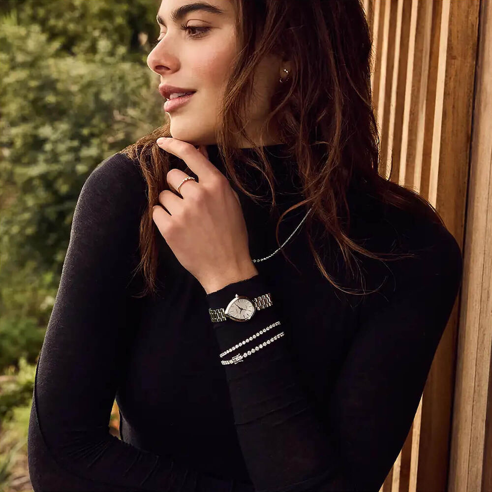 Citizen L Rainell 26x31mm Silver Dial Stainless Steel Bracelet Watch image number 3