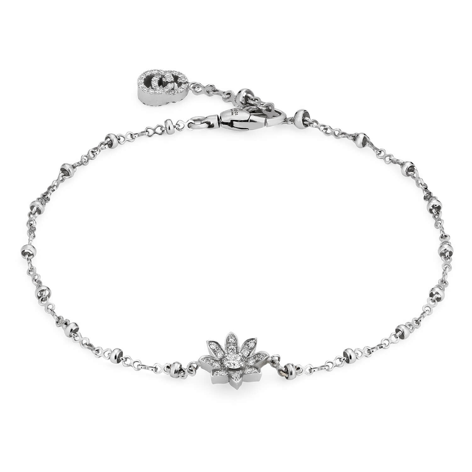 Gucci Flora 18ct White Gold Diamonds Bracelet