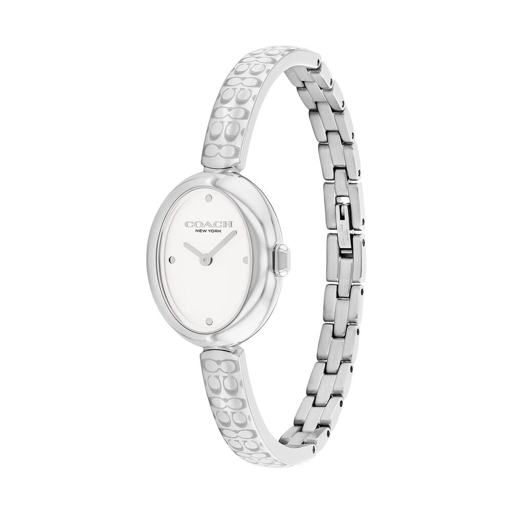 Coach Sammy 22mm Silver Dial Stainless Steel Bracelet Watch