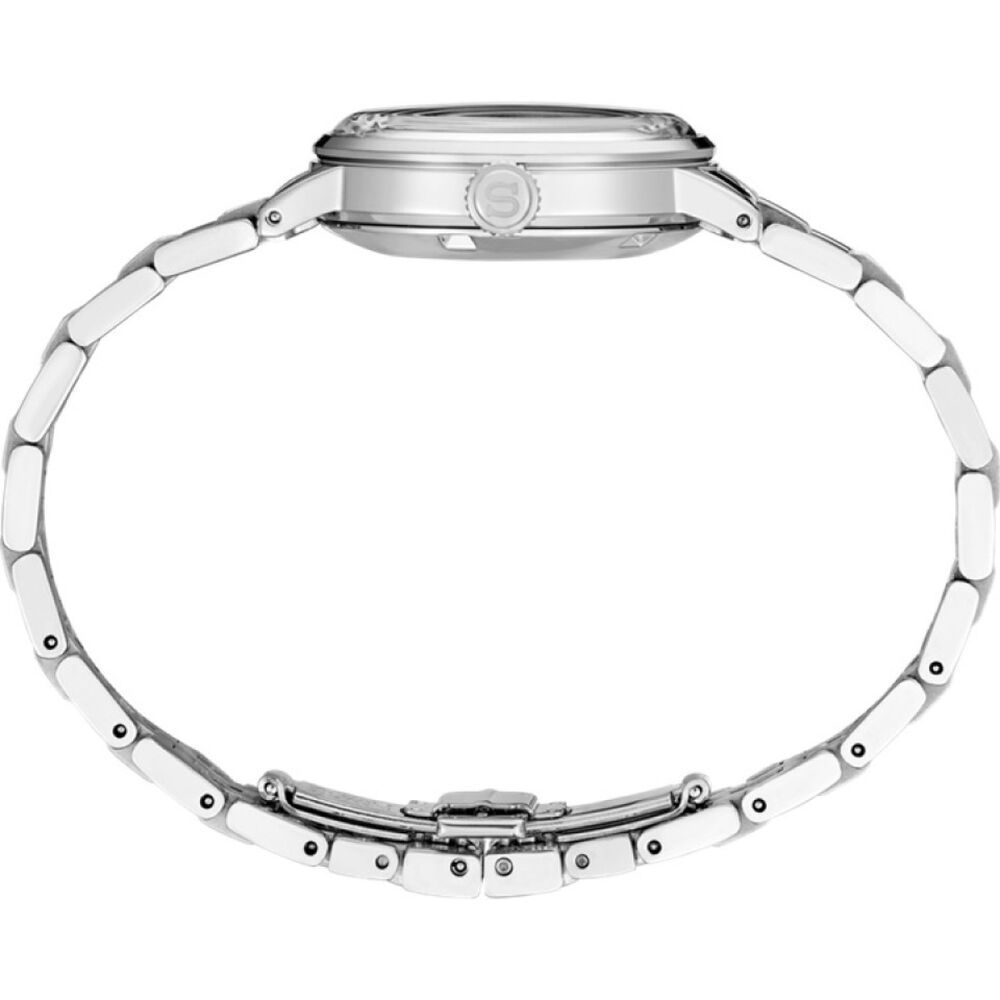 Seiko Presage Cocktail Time' Skydiving' Diamond Twist 30.3mm Blue Dial Bracelet Watch image number 4