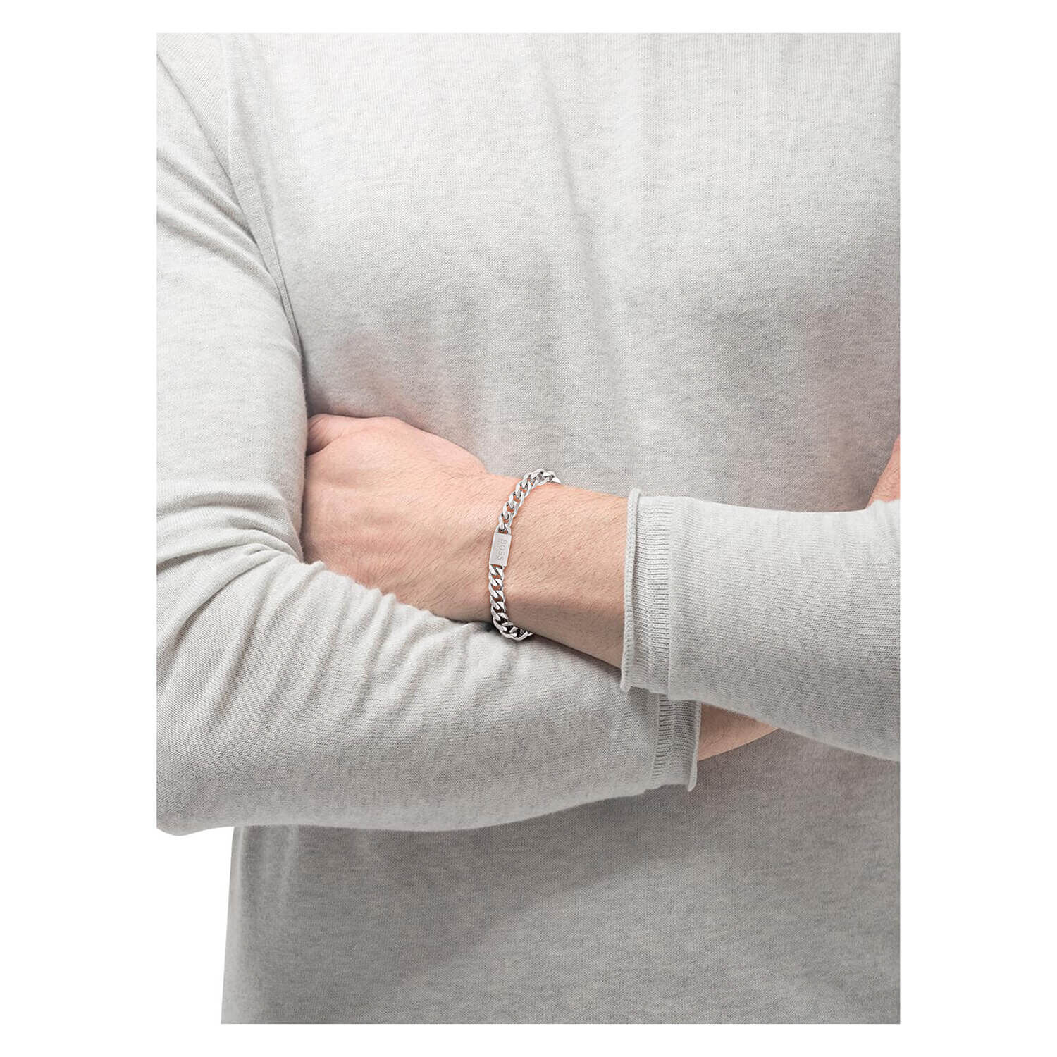 Mens stainless steel link bracelets cheap