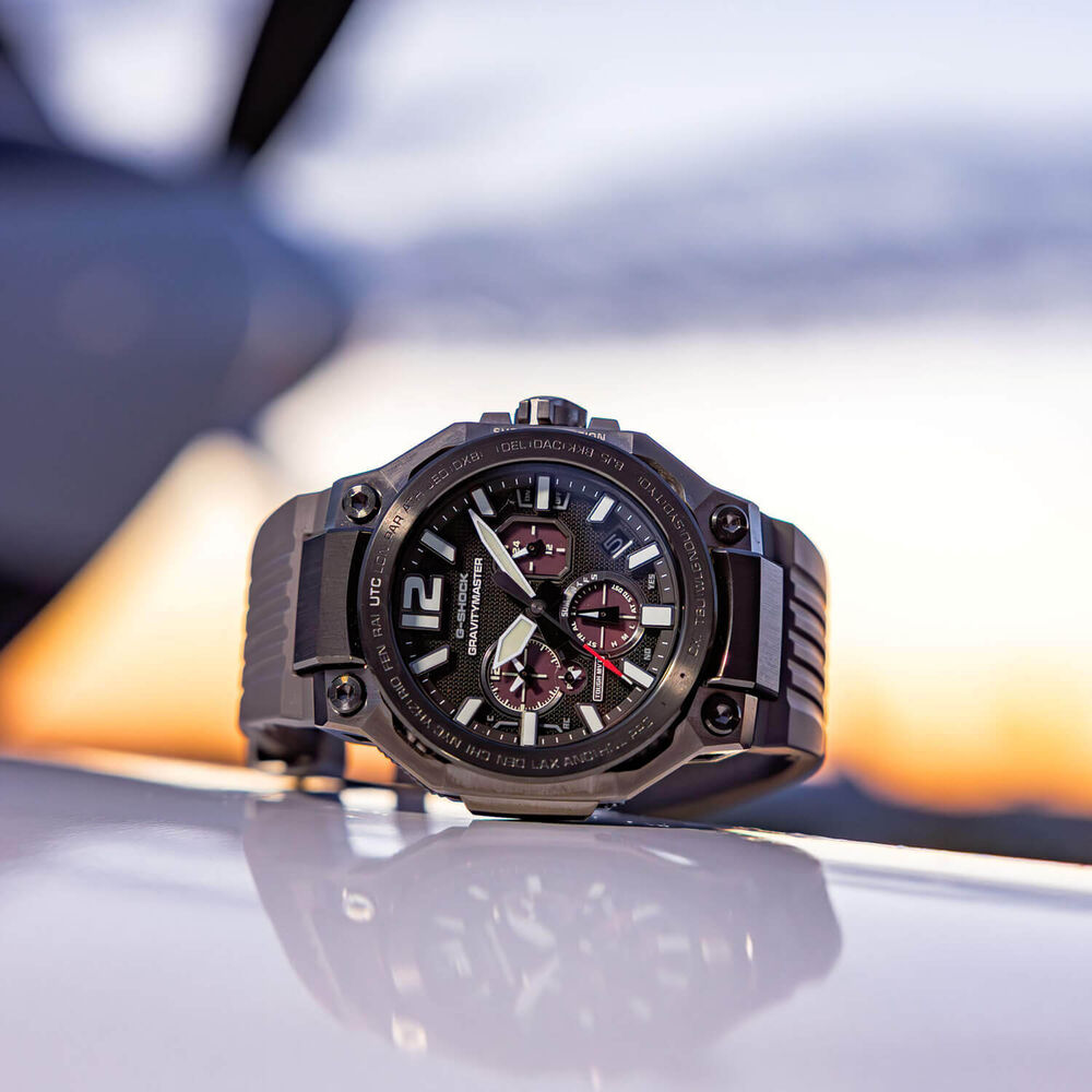 G-SHOCK Master of G Gravitymaster 56.7mm Black Dial & Grey Strap Watch
