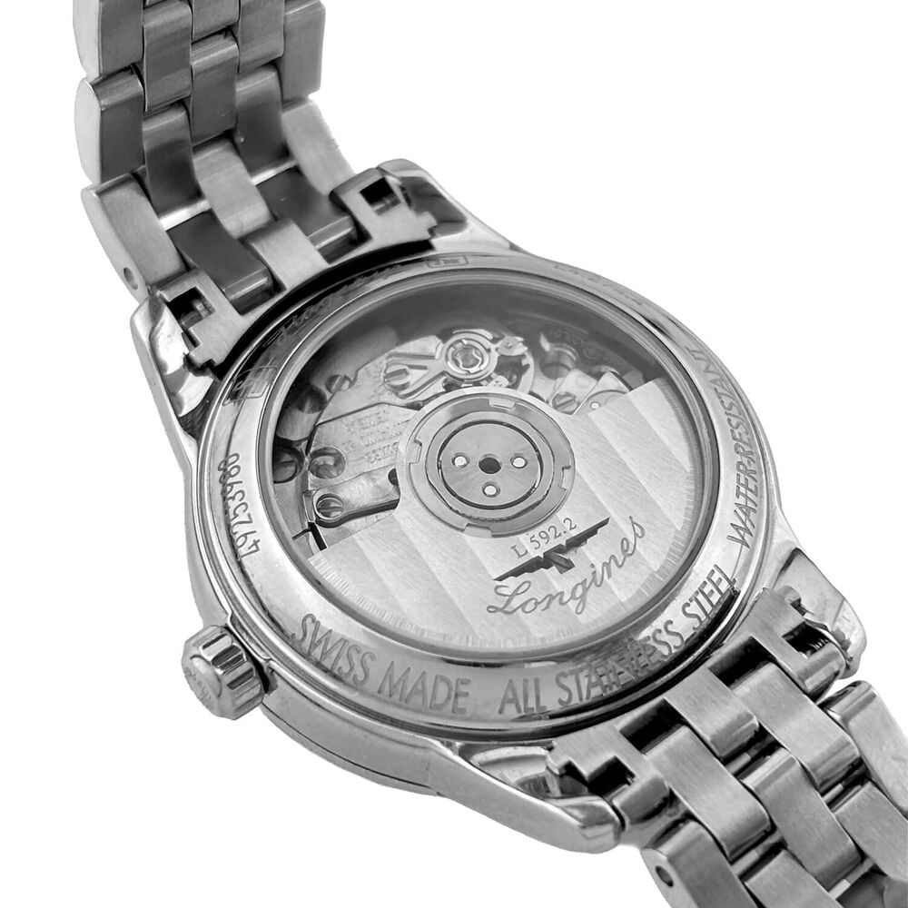 Pre-Owned Longines Elegance Flagship 26mm White Dial Steel Bracelet Watch image number 3