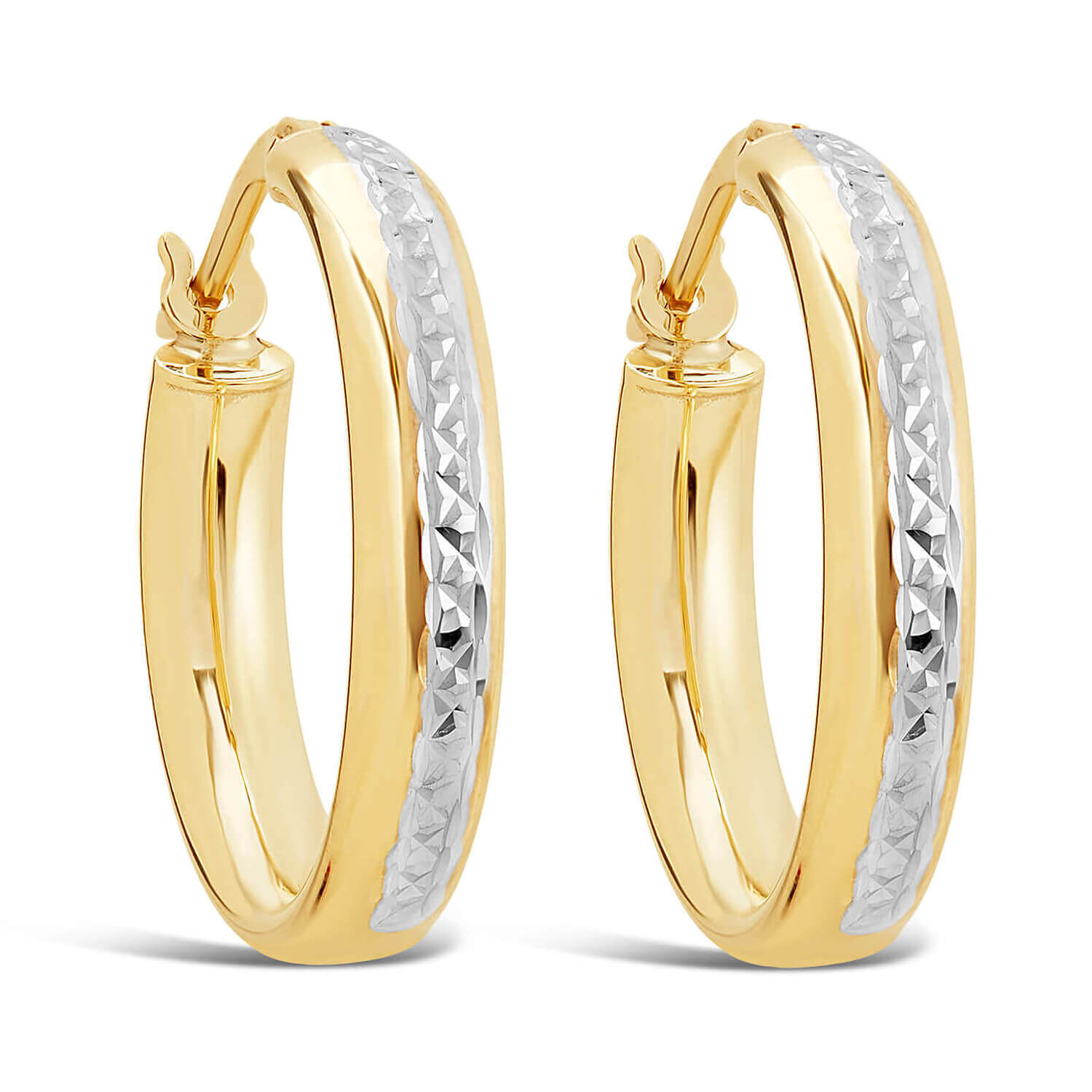 Two hotsell tone earrings