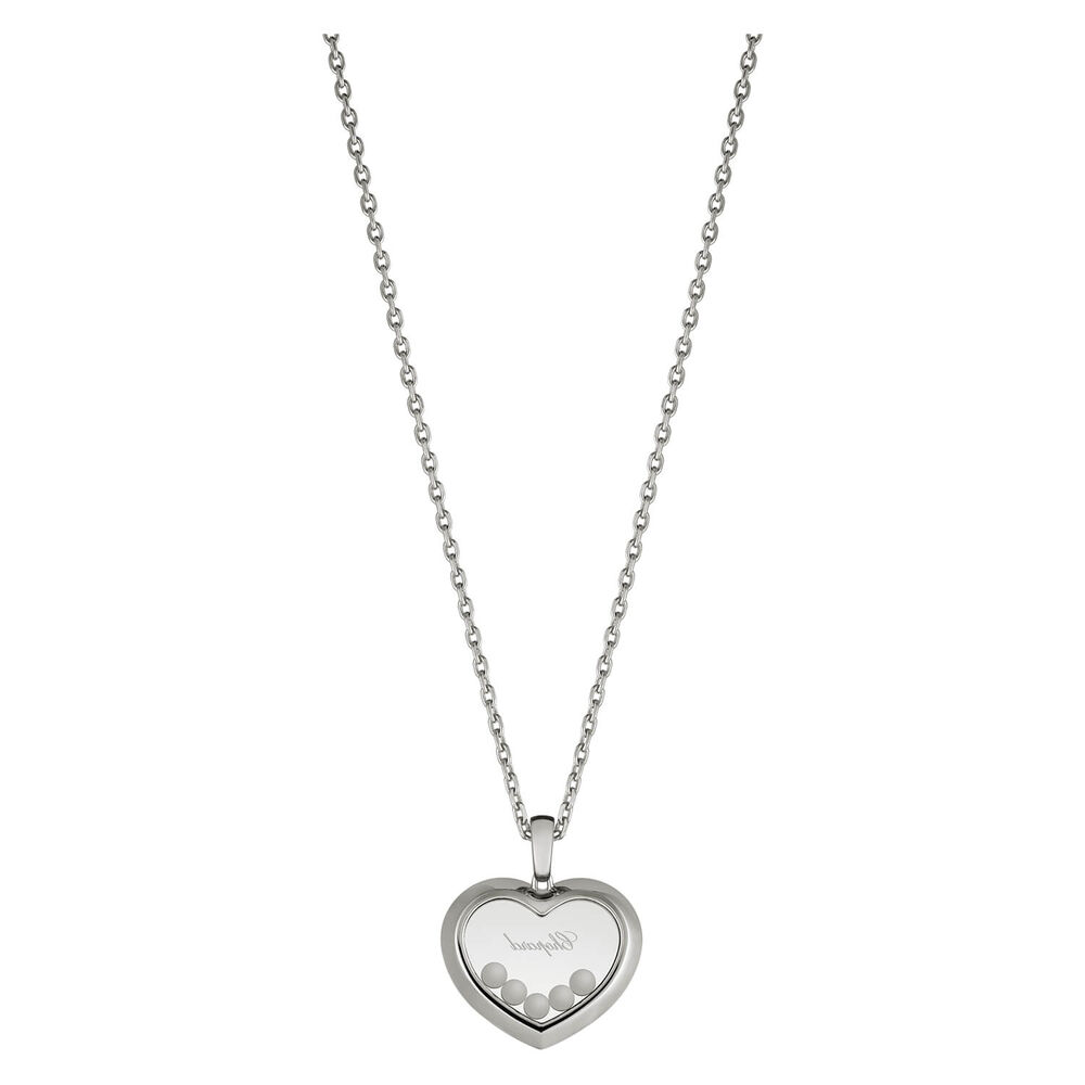 Chopard Happy Diamonds Icons 18ct White Gold 0.25ct Diamond Necklace image number 3