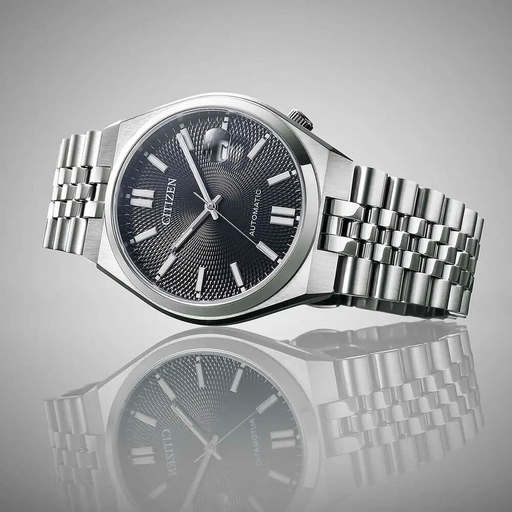 Citizen Tsuyosa 60 Automatic 40mm Black Dial Steel Bracelet Watch image number 2