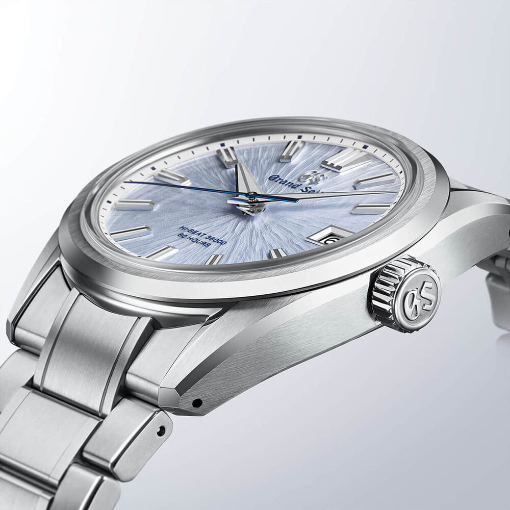 Grand Seiko Evolution 9 'Mountainscape' Limited Edition 40mm Blue Dial Steel Bracelet Watch image number 2