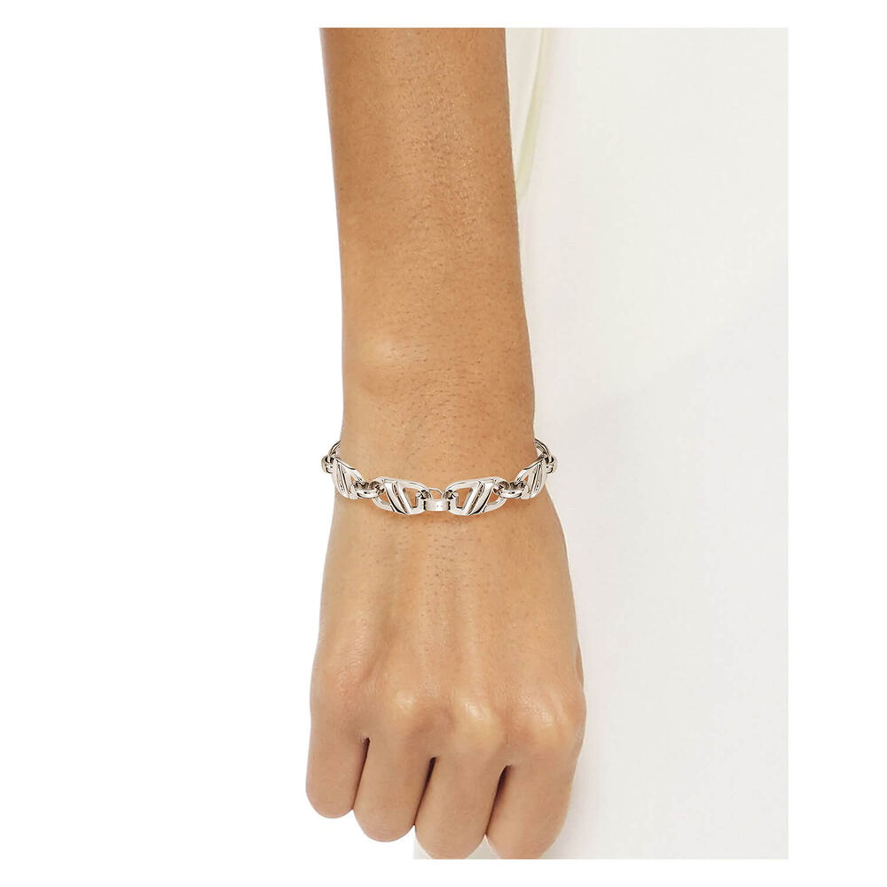 BOSS Ladies Chain Stainless Steel Chain Link Bracelet image number 2