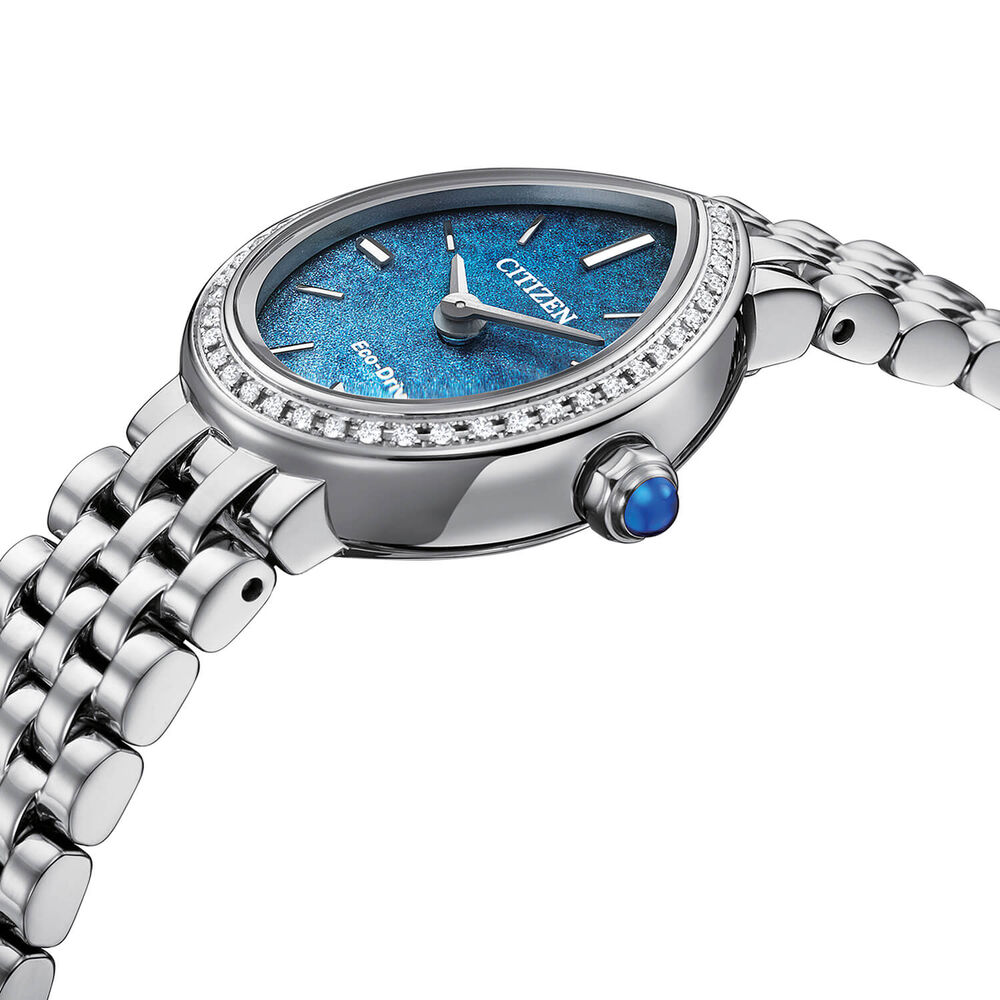 Citizen L Rainell 20mm Blue Dial Steel Bracelet Watch