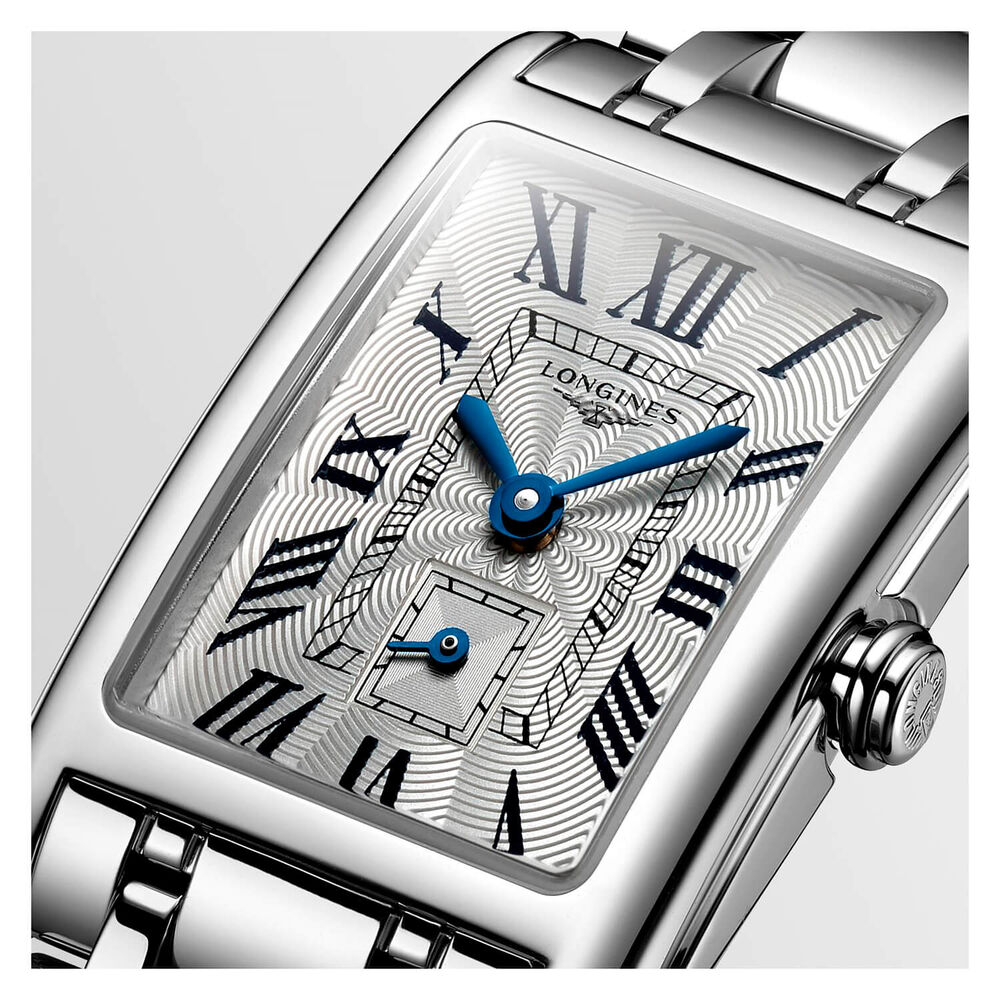 Longines Elegance DolceVita Silver Dial Steel Case Bracelet Watch image number 1