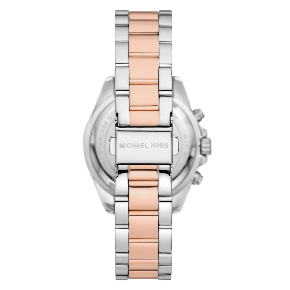 Michael Kors Bradshaw Mini 36mm Steel & Rose Gold Plated Watch