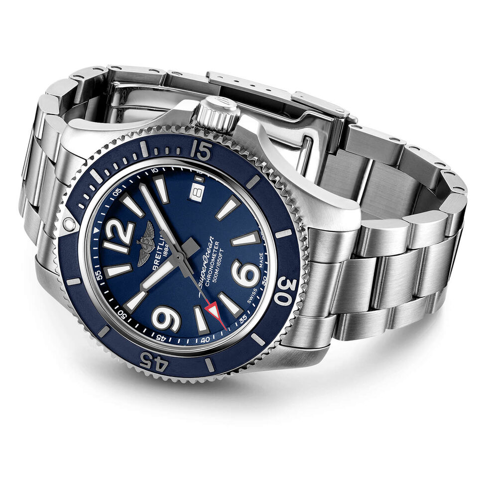 Breitling Superocean Mens Selfwinding Mechanical Steel Bracelet Watch image number 2
