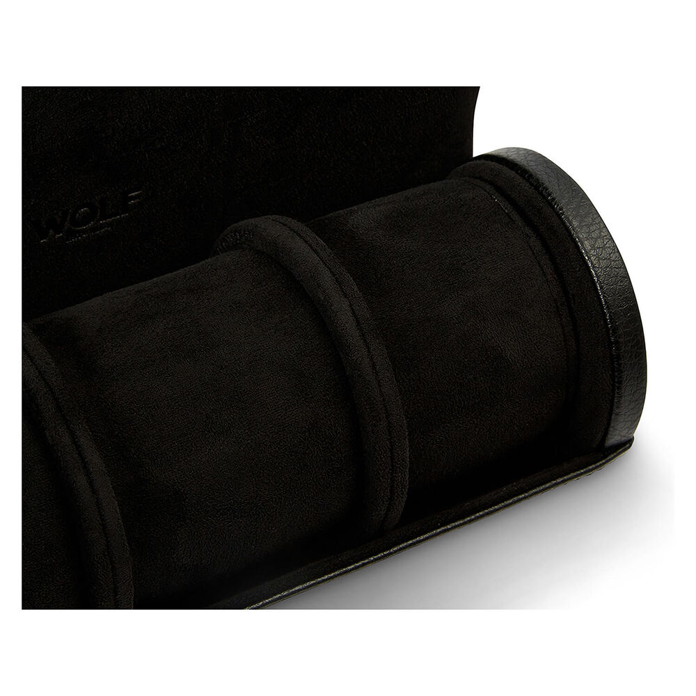WOLF BRITISH RACING Black Triple Watch Roll image number 6