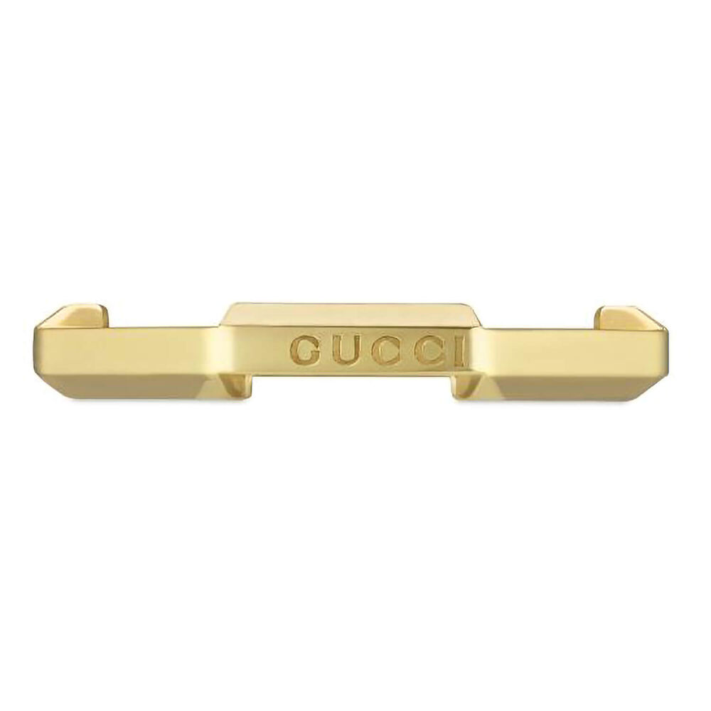Gucci Link To Love 18ct Yellow Gold 3mm Band Plain Ring