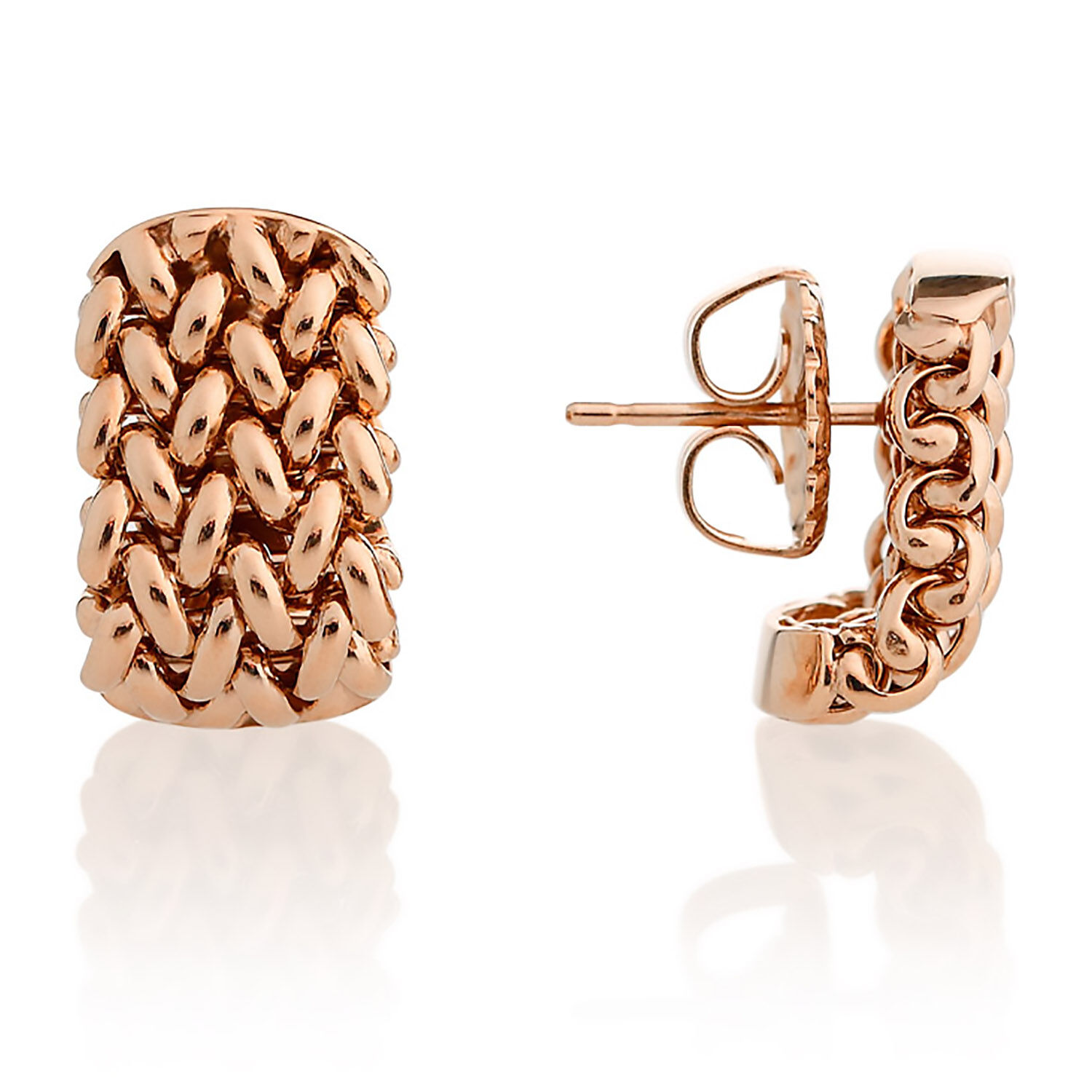 J hoop shop diamond earrings