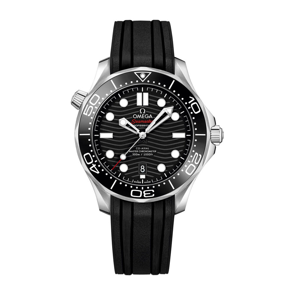 Omega Seamaster Diver Black Rubber 42mm Men's Watch