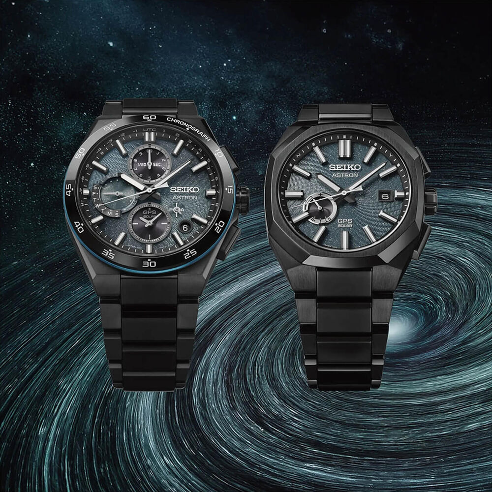 Seiko Astron GPS Solar &lsquo;Spiral Galaxy&rsquo; Limited Edition 41.2mm Titanium Case & Bracelet Watch image number 3
