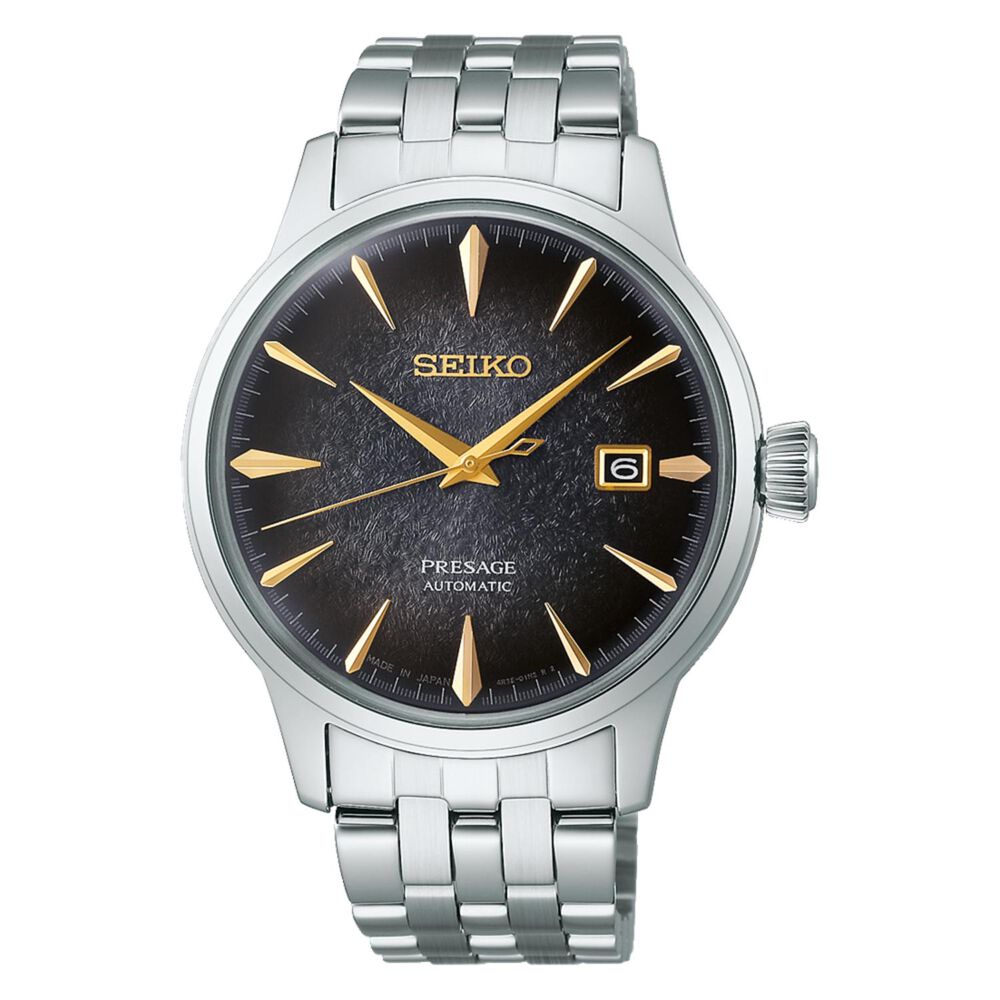 Seiko Presage Cocktail Time Star Bar Limited Edition 40.5mm Gradiation Dial Bracelet Watch