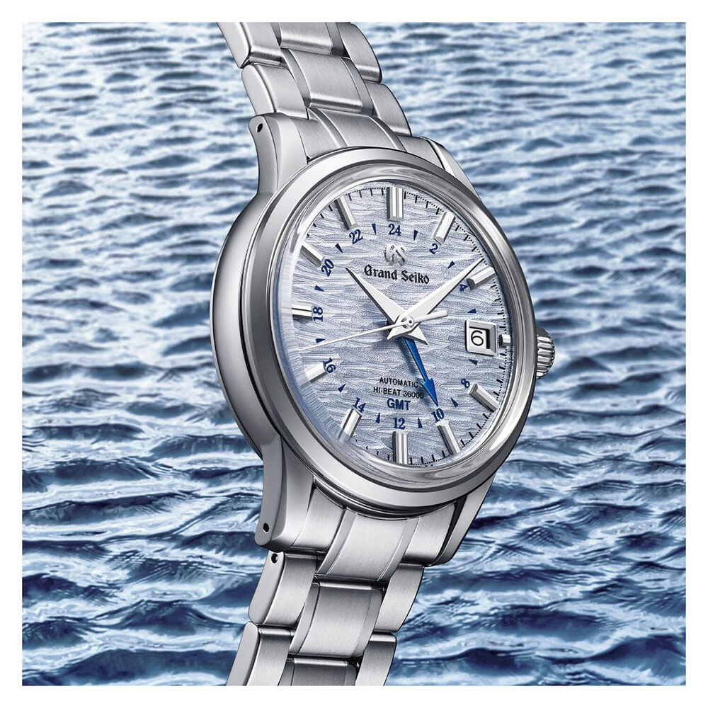 Grand Seiko Elegance Sh?sho 39.5mm Blue Dial Steel Case Watch image number 2