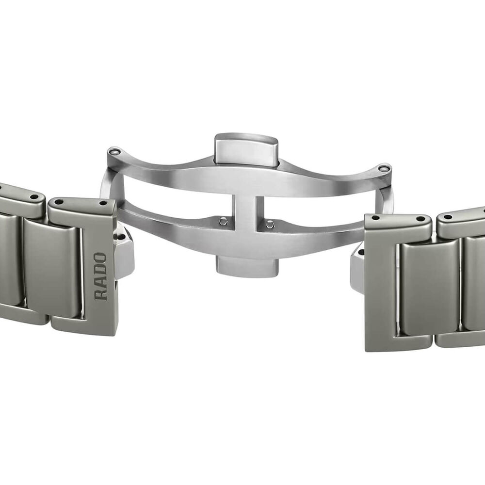 Rado True Square Automatic Skeleton 38mm Dial Plasma Black High-Tech Ceramic Bracelet Watch image number 4