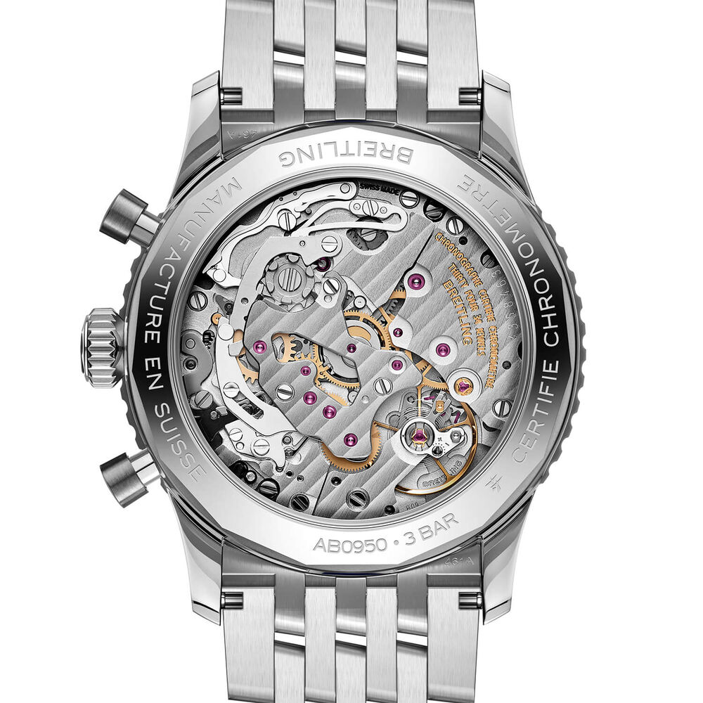 Breitling Navitimer B09 Chronograph 41mm Black Dial Stainless Steel Bracelet Watch