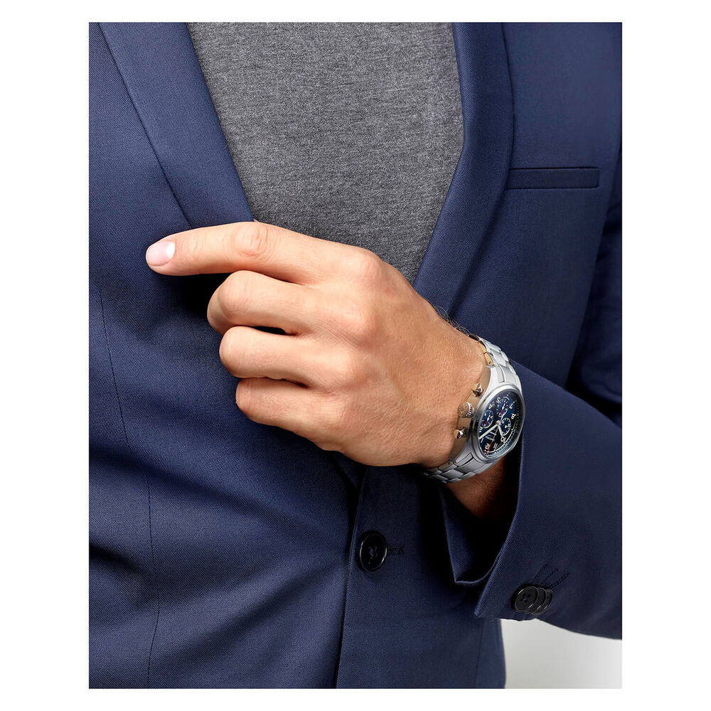 Longines Spirit 42mm Blue Chronograph Steel Case Watch image number 4
