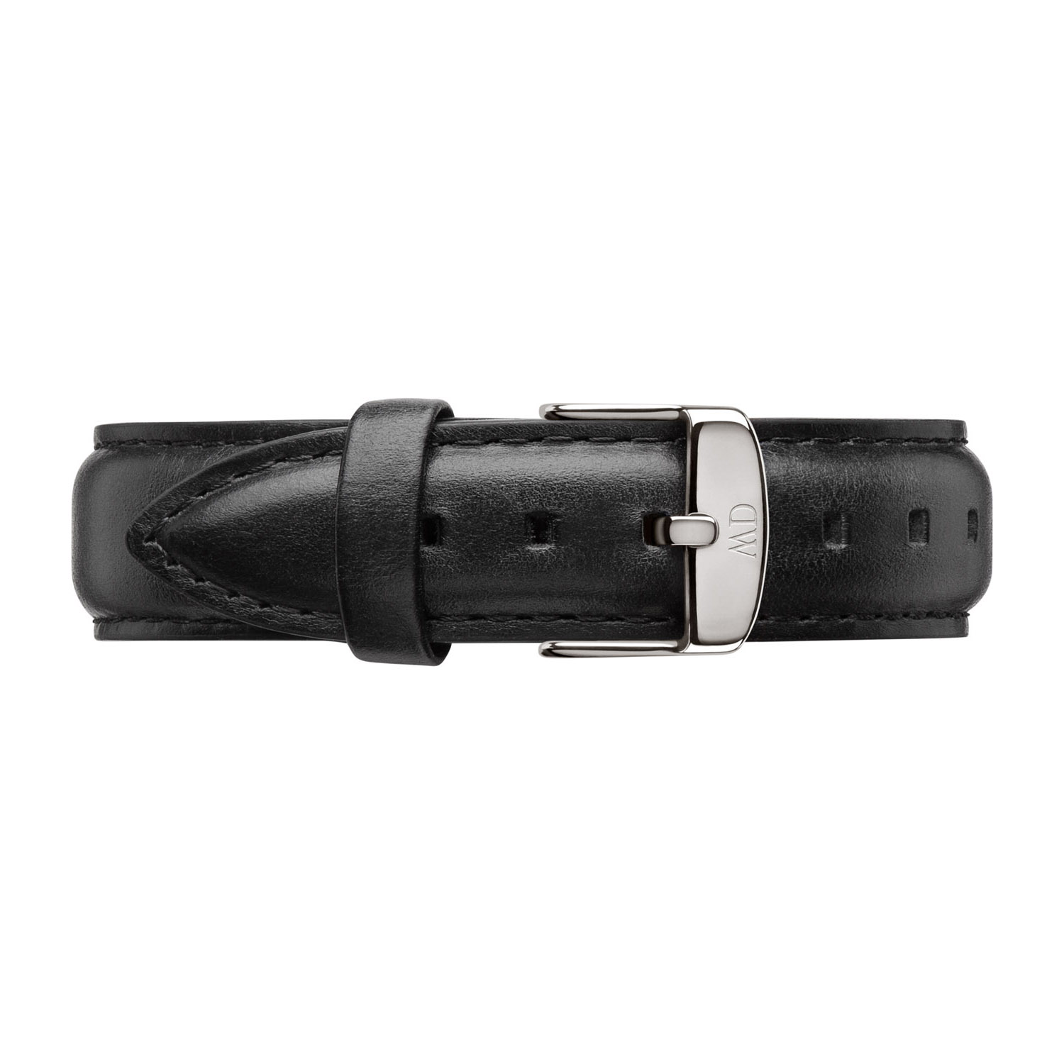 Sheffield 18mm Black Leather Strap