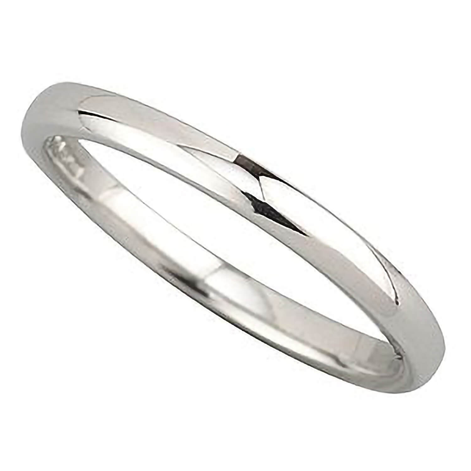 Ladies' 18ct gold 2.5mm superior court wedding ring Size: Q