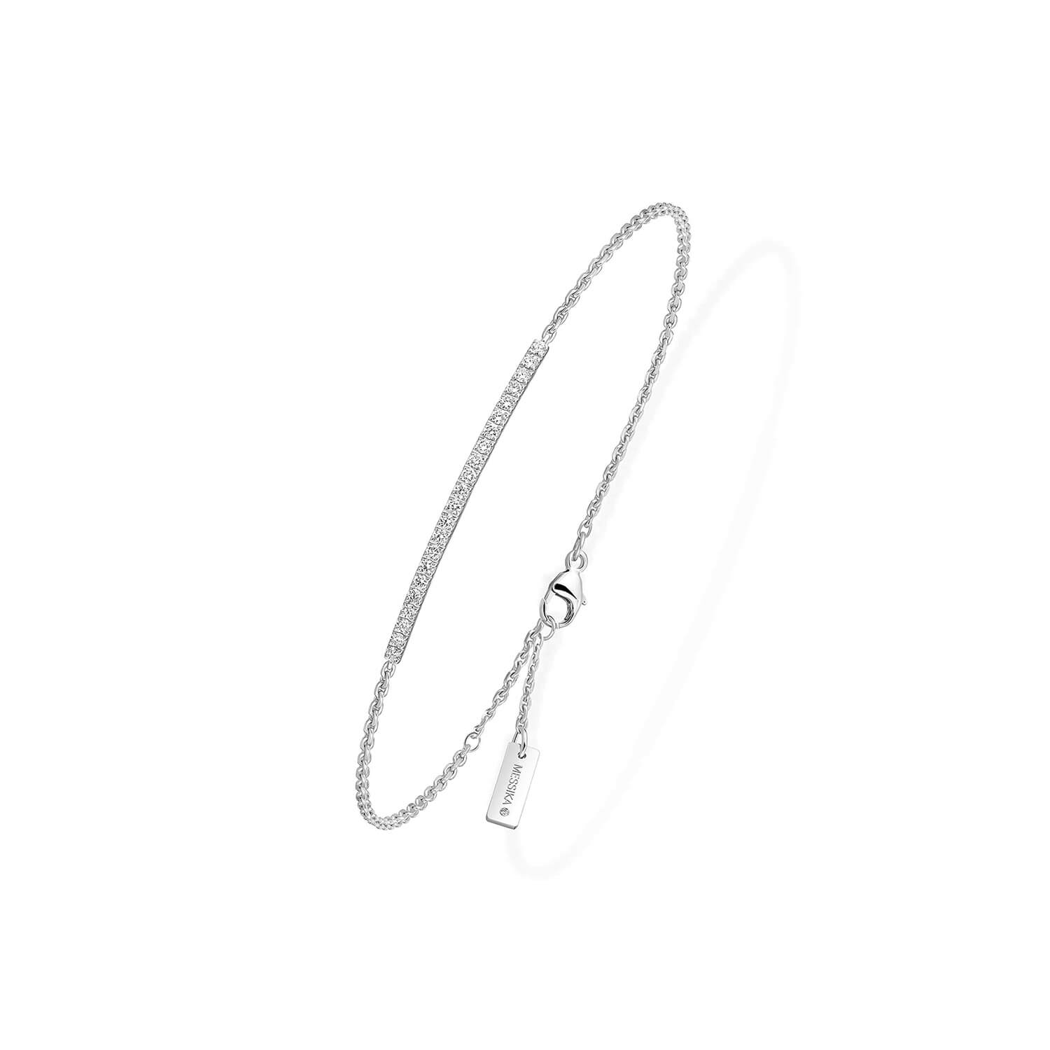 Gatsby Bar 0.25ct Diamond Gold Bracelet Ladies