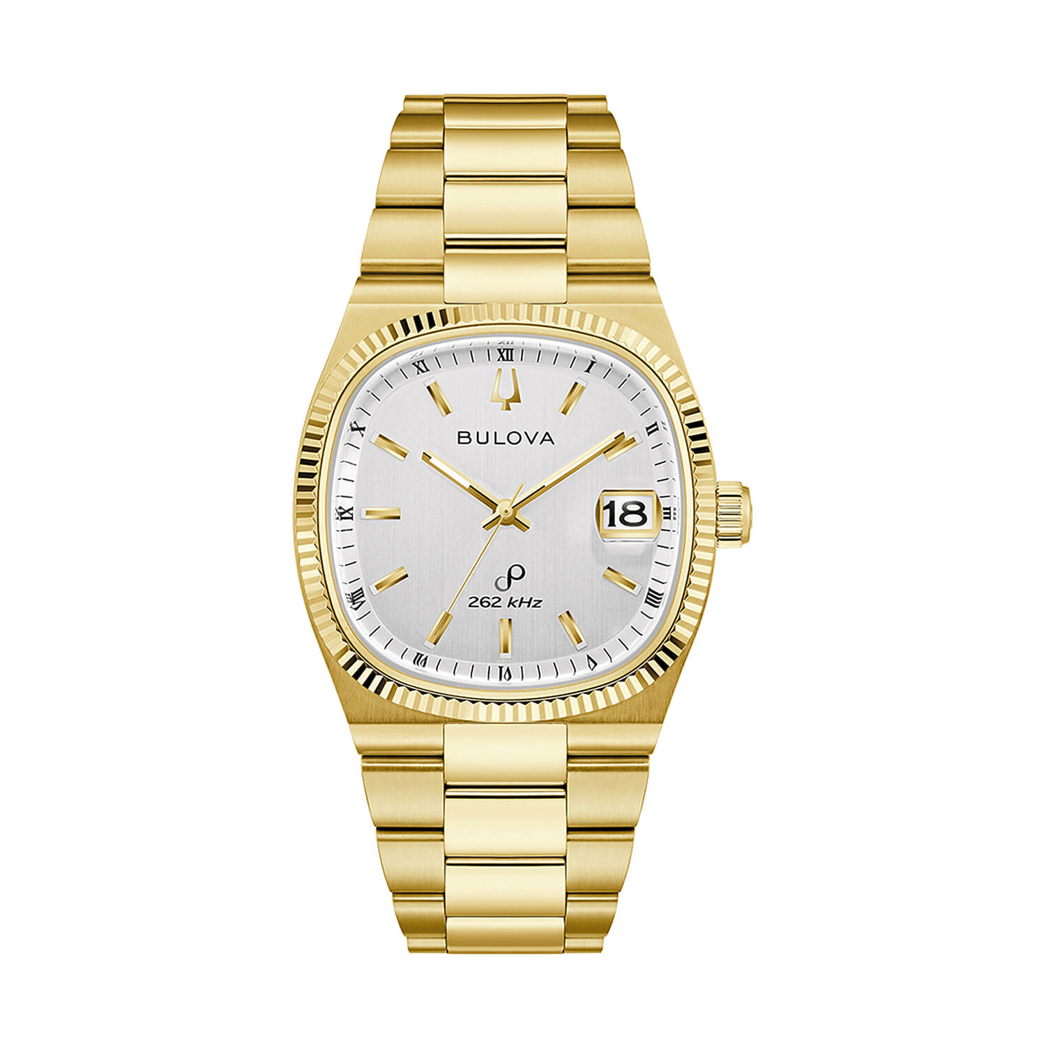 Super Seville 38mm Silver Dial Gold Tone Steel Bracelet