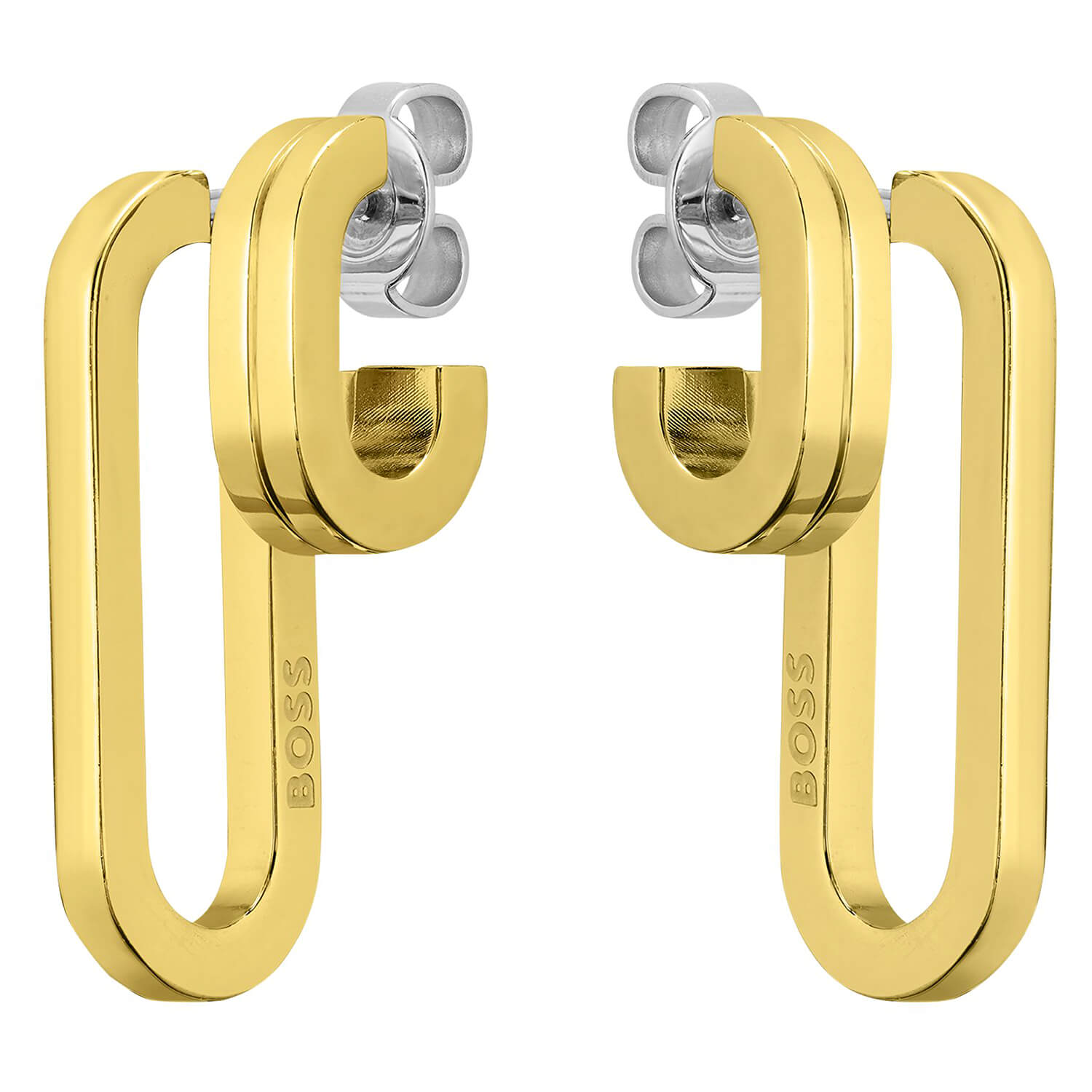 Hailey Light Gold IP Link Earrings Ladies