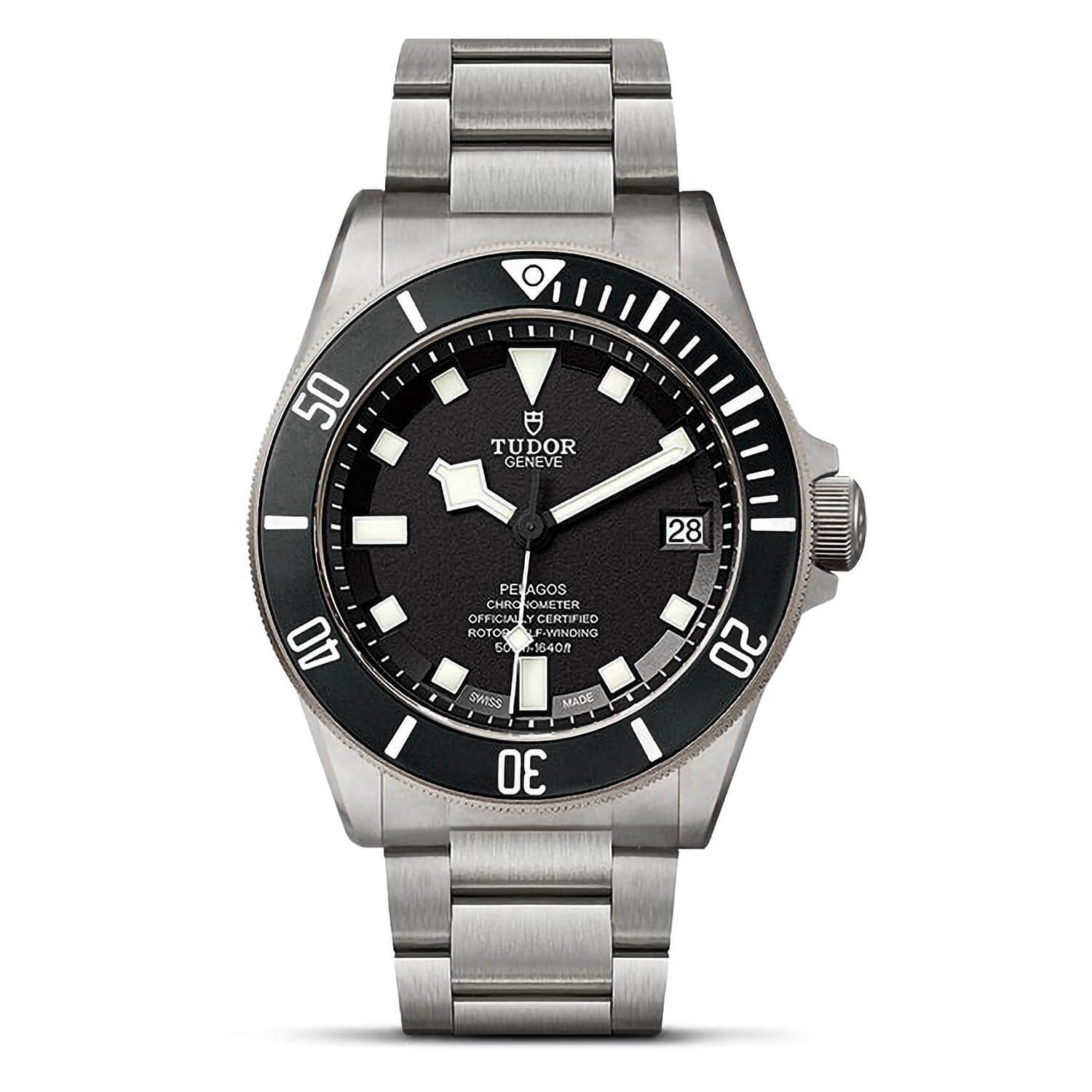 Pelagos Men's Automatic Black Dial Bracelet