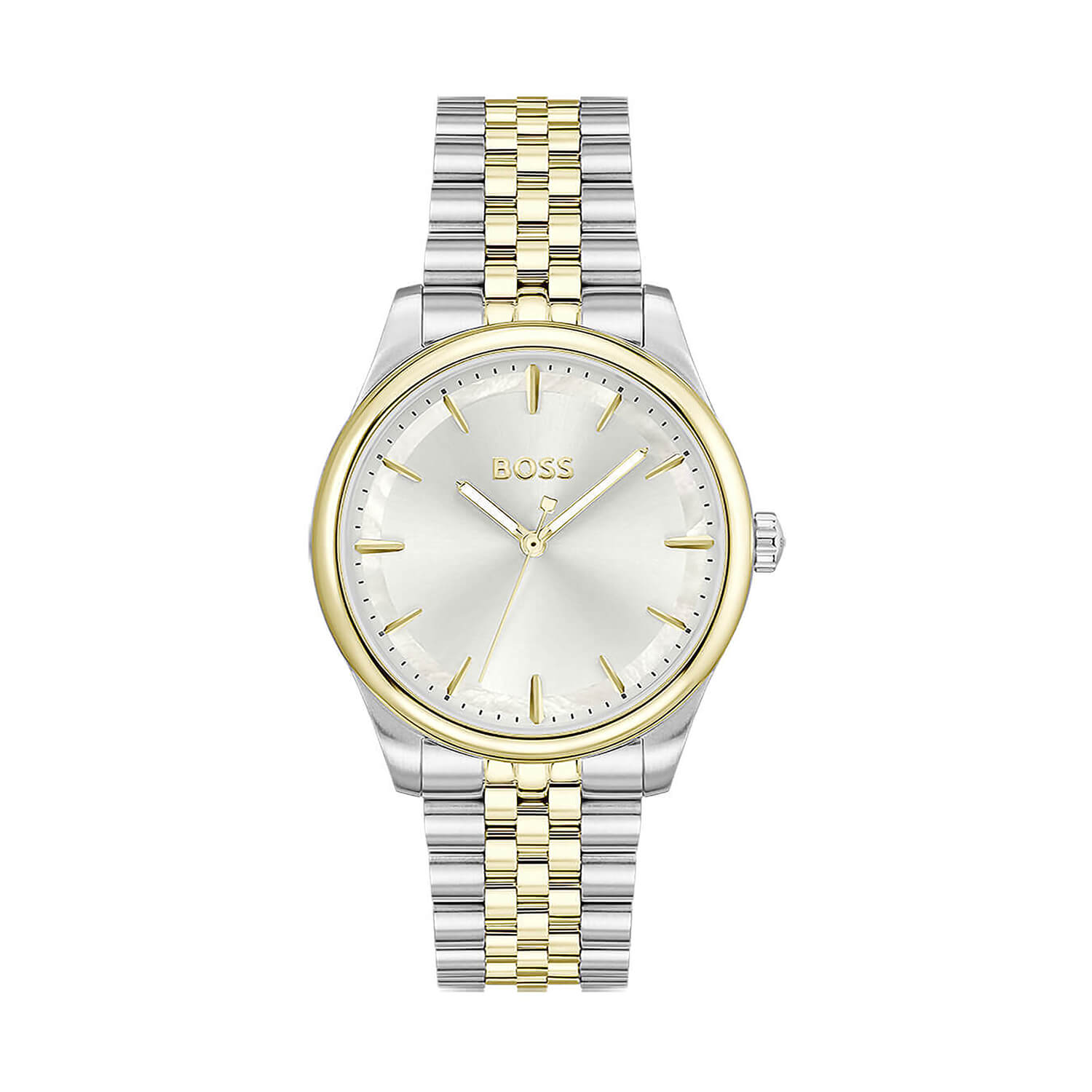 Graceful 36mm Mother of Pearl Dial Two-Tone Steel Bracelet Ladies